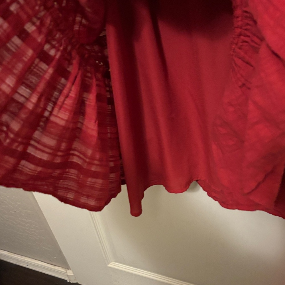 Knox Rose Red Mini Dress with Tassel Tie - Picture 5 of 7